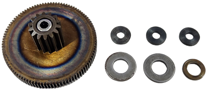 Intermediate Gear Gasket - Motor Pin Rep Repair Part for Gasket: 3 *pcs; Category: 6 *pcs; Motor pin: 1 pcs Intermedi - AA-REP-071